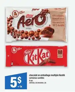 Maxi chocolat en emballage multiple Nestlé offer