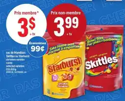 Maxi Skittles ou Starburst offer
