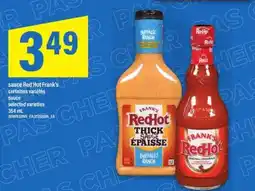 Maxi sauce Red Hot Frank's offer