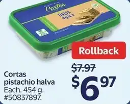 Walmart Cortas pistachio halva offer