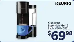 Walmart Keurig k-express essentials gen 2 offer