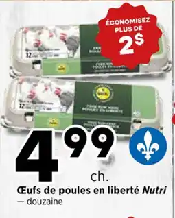 Val-Mont œufs de poules en liberté Nutri offer
