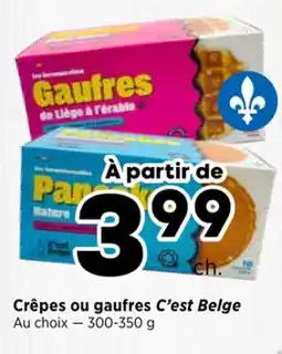 Val-Mont Crêpes ou gaufres C'est Belge offer