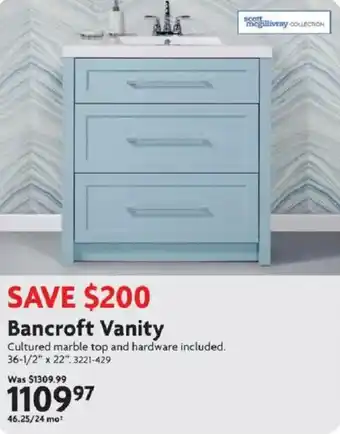 Bancroft Vanity