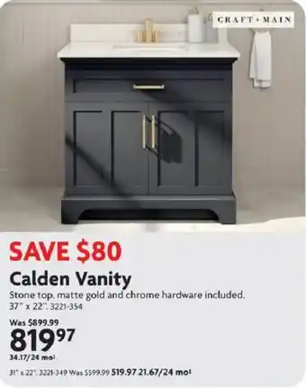 Calden vanity
