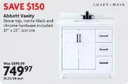 Home Hardware Abbott Vanity offer