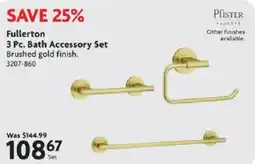 Home Hardware Fullerton bath accessory set offer