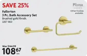 Fullerton bath accessory set