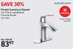 Home Hardware Possini Lavatory Faucet offer