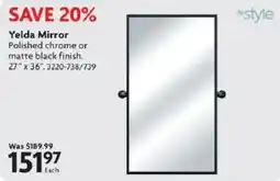 Home Hardware Yelda Mirror offer