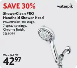 Home Hardware ShowerClean PRO Handheld Shower Head offer