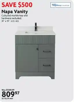 Home Hardware Napa vanity offer