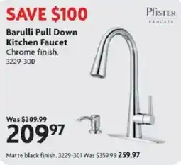 Home Hardware Barulli Pull Down Kitchen Faucet offer