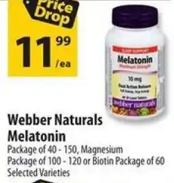 Co-op Webber Naturals Melatonin offer