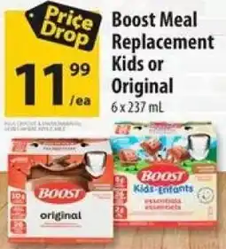 Co-op Boost Meal replacement kids or original offer