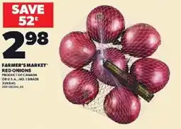 Loblaws Farmer's market redonions offer