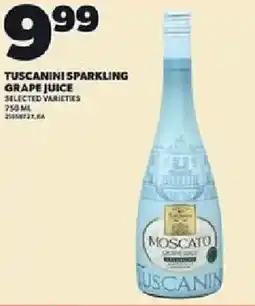 Loblaws Tuscanini sparkling grape juice offer