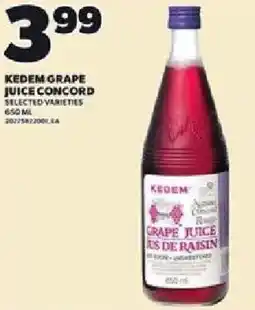 Loblaws Kedem grape juice concord offer