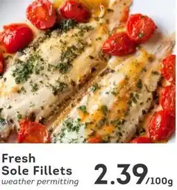 IGA Fresh Sole Fillets offer