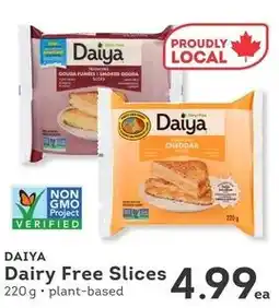 IGA Daiya dairy free slices offer