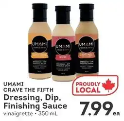IGA Umami crave the fifth dressing, dip, finishing sauce offer