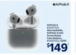 Walmart AirPods 4 offer