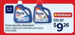 Walmart PUREX LAUNDRY DETERGENT offer
