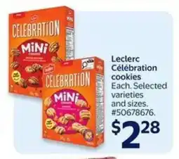 Walmart Leclerc Celebration Cookies offer
