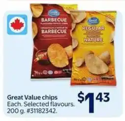 Walmart Great Value Chips offer