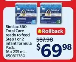 Walmart Similac 360 Total Care offer