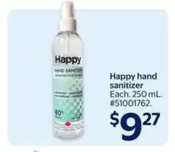 Walmart Happy hand sanitizer offer