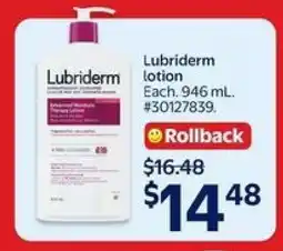 Walmart Lubriderm Lotion offer