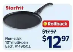 Walmart Starfrit Non-stick 10 multi-pan offer