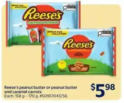 Walmart Reese's peanut butter or peanut butter and caramel carrots offer