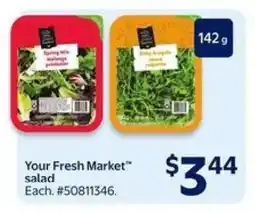 Walmart Your Fresh Market Salad offer