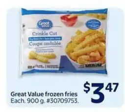 Walmart Great Value Frozen Fries offer