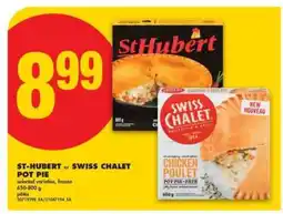 No Frills ST-HUBERT or SWISS CHALET POT PIE offer