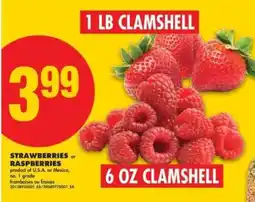 No Frills Strawberries or Raspberries offer