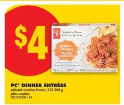 No Frills PC DINNER ENTRÉES offer