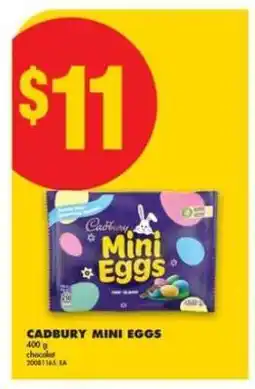 No Frills CADBURY MINI EGGS offer