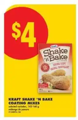 No Frills Kraft Shake 'n Bake Coating Mixes offer