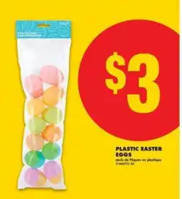 No Frills PLASTIC EASTER EGGS offer