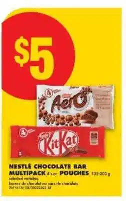 No Frills NESTLÉ CHOCOLATE BAR MULTIPACK 4's or POUCHES offer