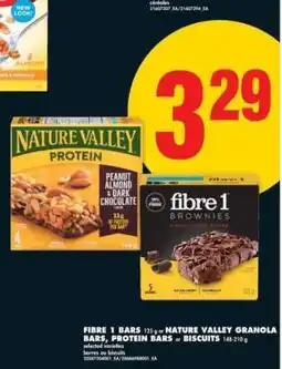 No Frills Fibre 1 Bars or Nature Valley Granola Bars, Protein Bars or Biscuits offer