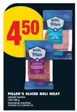 No Frills PILLER’S SLICED DELI MEAT offer