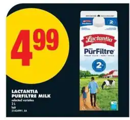 No Frills LACTANTIA PURFILTRE MILK offer