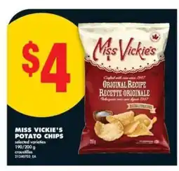 No Frills MISS VICKIE’S POTATO CHIPS offer