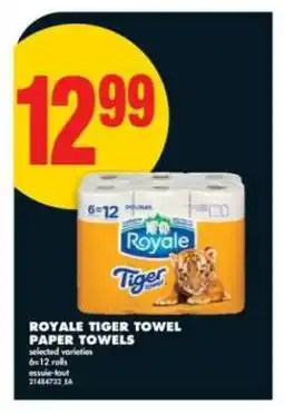 No Frills Royale Tiger Towel Paper Towels offer