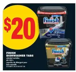 No Frills FINISH DISHWASHER TABS offer