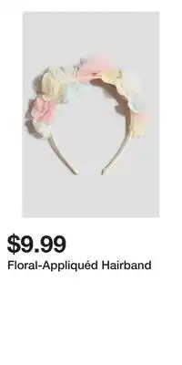 H&M Floral-Appliquéd Hairband offer